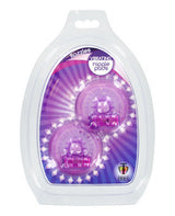 XR Brands Razzles Vibrating Nipple Pads — Purple - TV-AC695