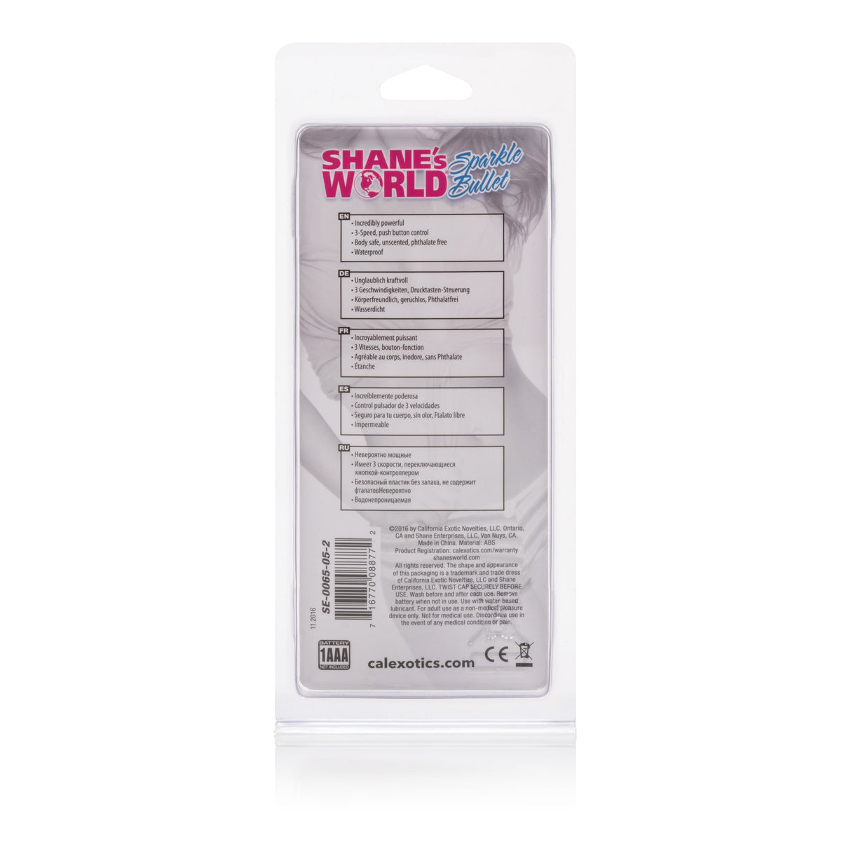 Shane's World Sparkle Bullet Vibrator — Pink (CalExotics) - SE0065052