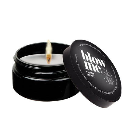 Kama Sutra Blow Me Massage Candle — Vanilla, 2 oz - KS14301