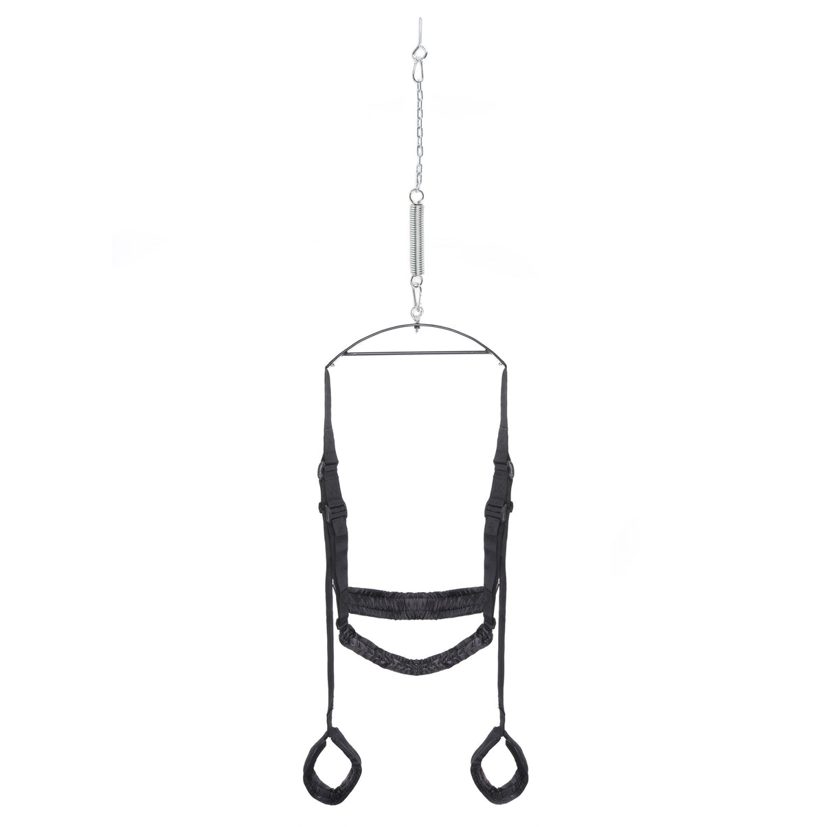 Pipedream Fantasy Swing Love Swing – Black with Hardware and Padded Supports - PD2128-23
