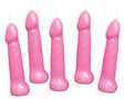 "Bachelorette Pecker Party Pink Candles 5pk HTP3143"