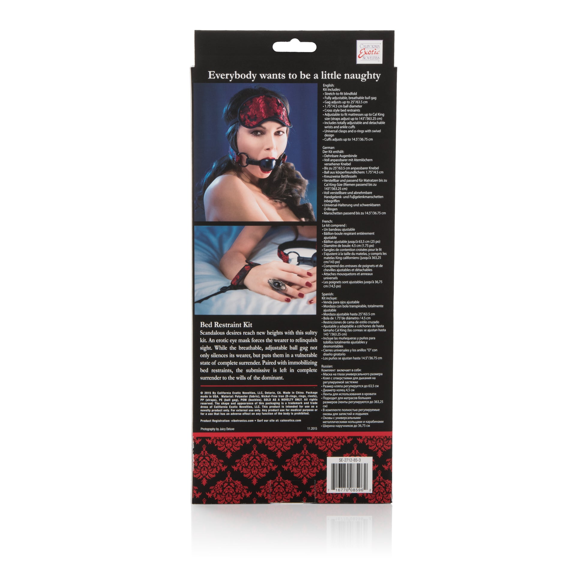 Scandal Bed Restraint Kit by CalExotics