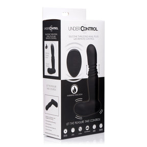 Silicone Thrusting Anal Plug With Remote Control by XR Brands