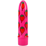 Doc Johnson Goodhead Buzz Buddies 5 Inch Multi-Speed Vibe - Strawberries - DJ1370-01-CD