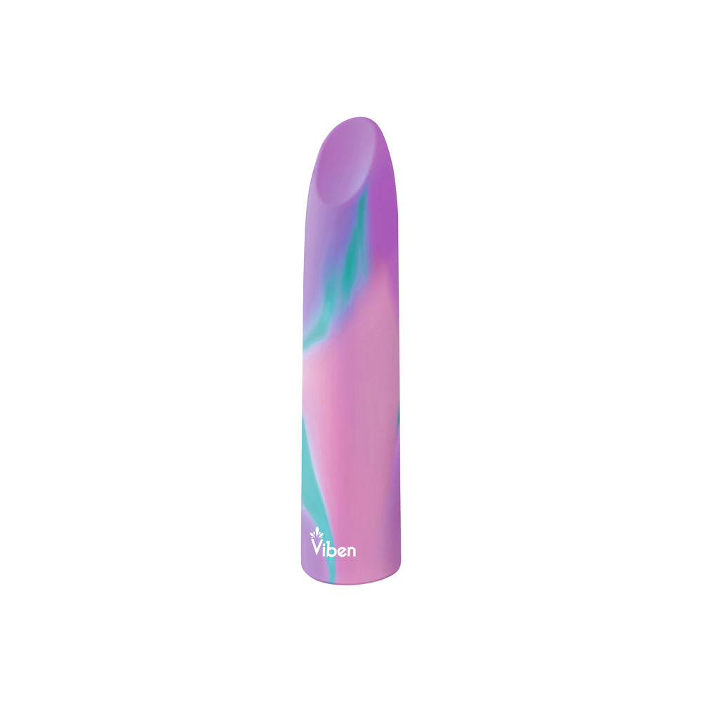 Viben Fixation Lipstick Bullet Vibrator — 20-Function, Unicorn - VB-75019