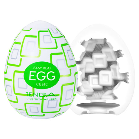 Tenga Egg Standard Cubic Stroker — Spiral Cube Texture - TN215S
