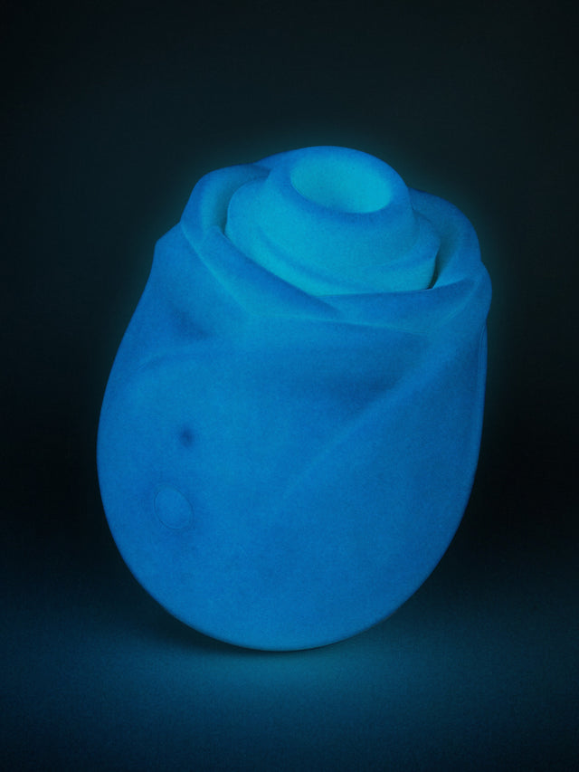 ROMP Rose Glow Clitoral Stimulator — Glow-In-The-Dark - RM4694