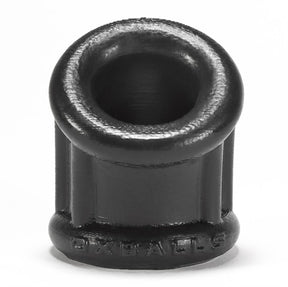 Oxballs Bent 1 Curved Silicone Ball Stretcher — Small, Black - OX-1089-1-BLK