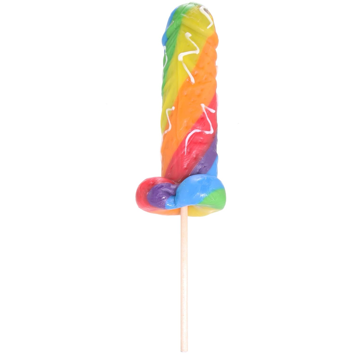 Hott Products Rainbow Adult Novelty Lollipop — 3.5 in - HTP3259