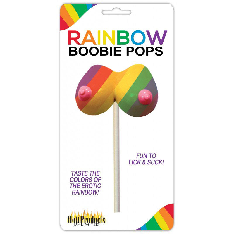 Rainbow Boobie Pops - 1.48 Oz. by Hott Products