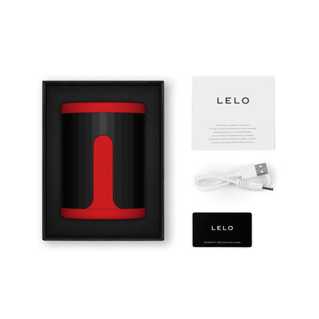LELO F2S Red Men's Massager & Stroker - LO9653