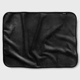 Liberator Fascinator Throw — Microvelvet Mini, Black - L8092