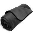 Liberator Fascinator Throw — Microvelvet Mini, Black - L8092