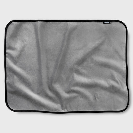 Liberator Fascinator Microvelvet Throw — Grey Mini (36L x 26W) - L8108