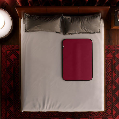 Liberator Fascinator Throw — Mini Microvelvet (Merlot) - L8122