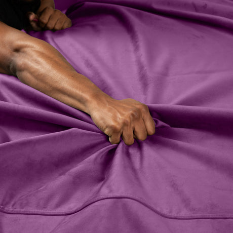 Liberator Fascinator Throw — Mini Aubergine - L8115