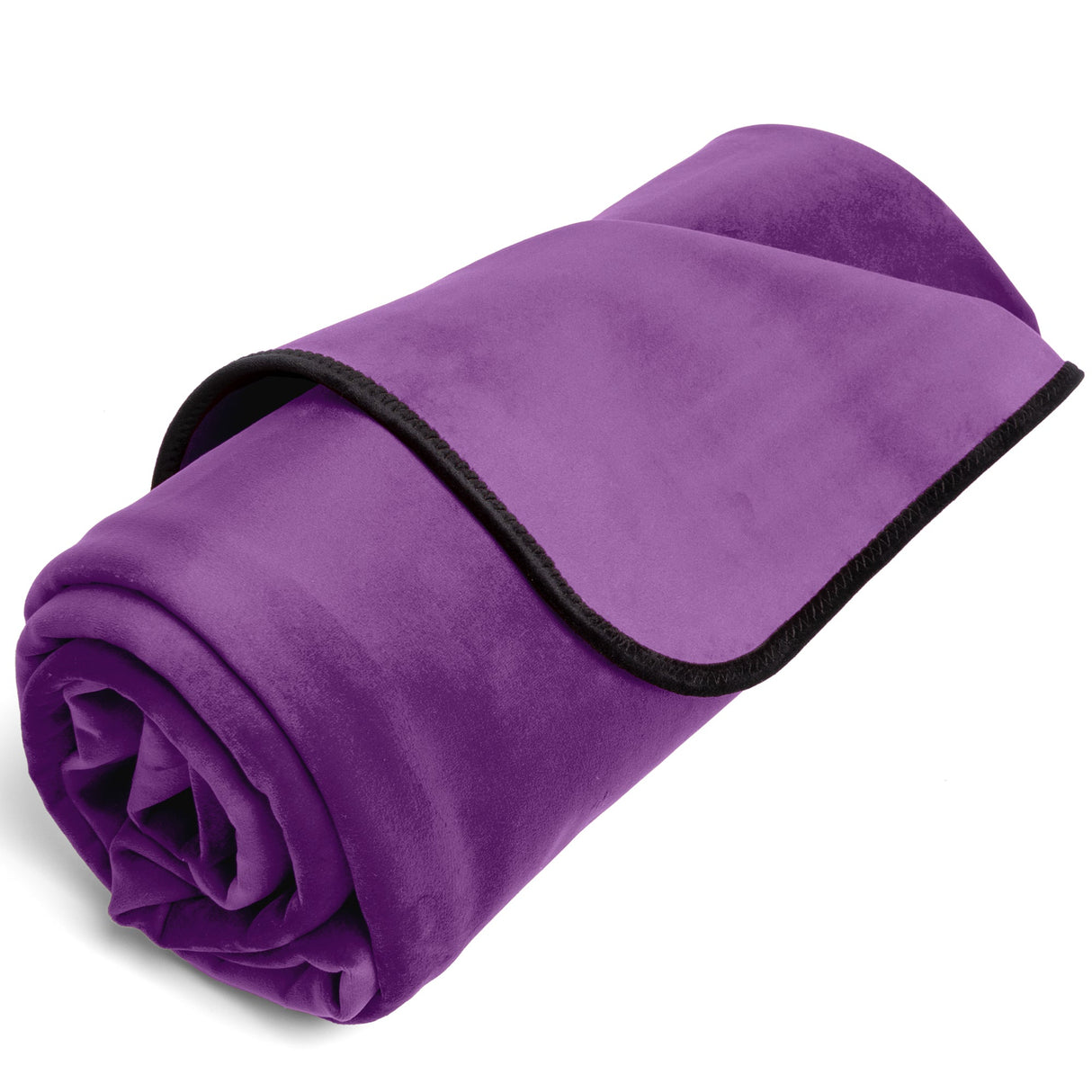 Liberator Fascinator Throw, Travel Size — Purple Velvish - L6793
