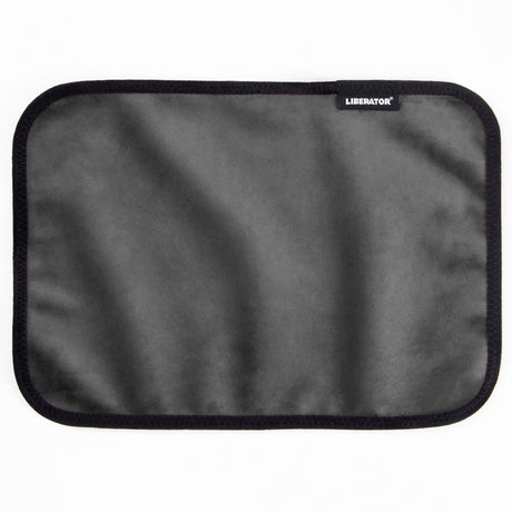 Liberator Fascinator Toy Pad — Microvelvet Moisture-Proof Pad, 11 x 16 in, Black - L5630