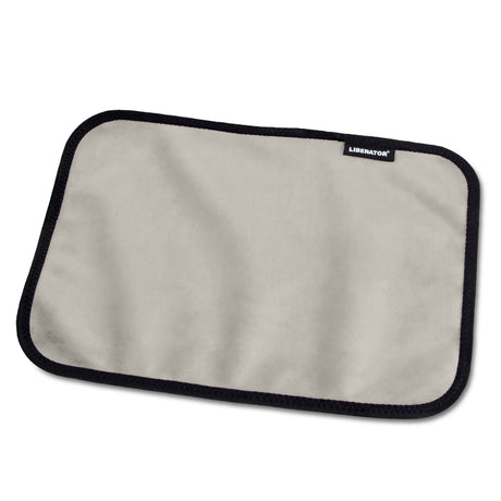 Liberator Fascinator Toy Pad — Microvelvet Moisture-Proof Pad, 11" x 16", Grey - L5647