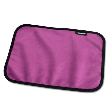 Liberator Fascinator Toy Pad — Microvelvet Moisture-Proof Toy Mat, 11 x 16, Aubergine - L5654