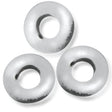 OXBALLS Fat Willy 3-Pack Jumbo Cockrings — Clear - OX-3065-CLR