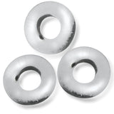 OXBALLS Fat Willy 3-Pack Jumbo Cockrings — Clear - OX-3065-CLR
