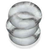 OXBALLS Fat Willy 3-Pack Jumbo Cockrings — Clear - OX-3065-CLR