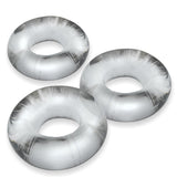 OXBALLS Fat Willy 3-Pack Jumbo Cockrings — Clear - OX-3065-CLR