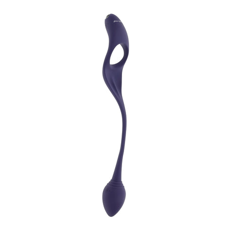 Evolved Novelties Tip to Tail Purple Anal Plug & C-Ring, 13.44" - ZE-RS-4752-2