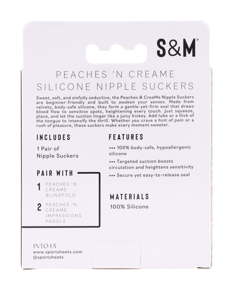 Sex & Mischief Peaches 'n CreaMe Nipple Suckers - SS10212