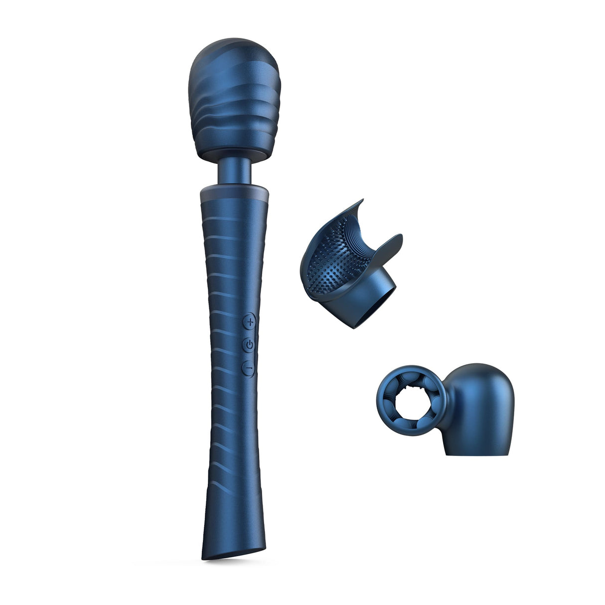Man Wan Edgy Vibrating Wand — Stellar Blue - MW9511
