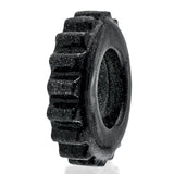 OXBALLS Plushy Single Ring Cock Ring — Black Mica - OX-3207-BKM