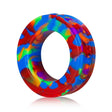 Oxballs Pig-Ring Comfort Cockring — Rainbow - OX-1072-BOW