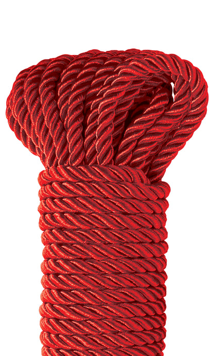 Fetish Fantasy Series Deluxe Silky Rope - Red by Pipedream