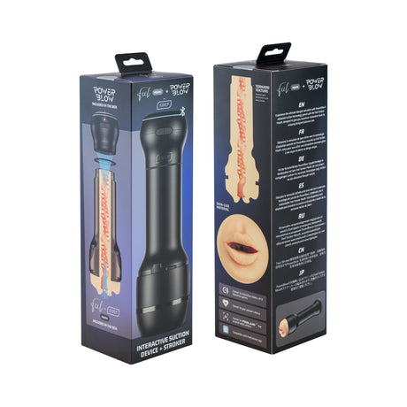 Kiiroo Feel Stroker Mouth + PowerBlow Set (Includes 2 Items) - KR6355
