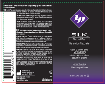 I.D. Lubricants Silk Hybrid Lubricant — Silicone & Water Blend, 2.2 oz - ID-SLK-02