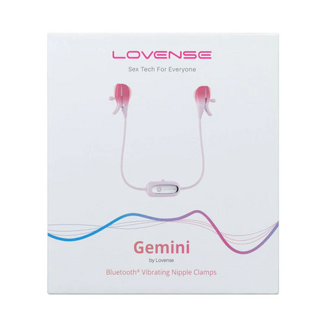 Lovense Gemini Adjustable Vibrating Nipple Clamps - LS0098