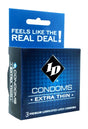 I.D. Lubricants Extra Thin Lubricated Condoms — 3 Pack - ID-WXT-03
