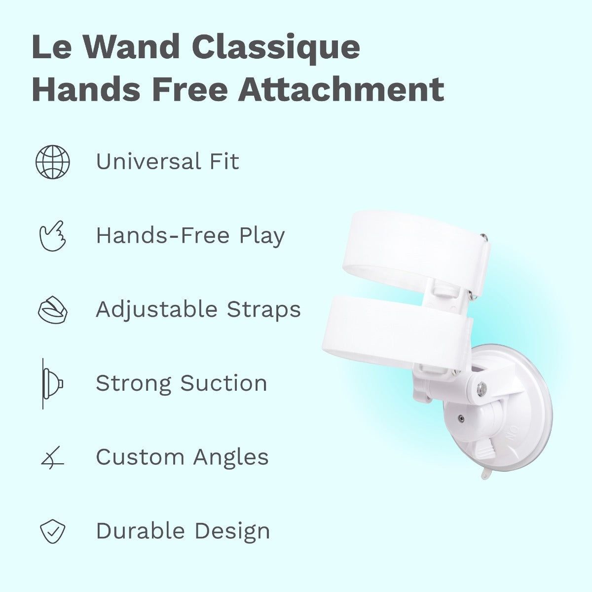 LE Wand Classique Hands-Free Massager Holder - LW8640