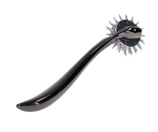 Sportsheets Signature Wartenberg Wheel — Hematite Handle, 3 Wheels - SS68112