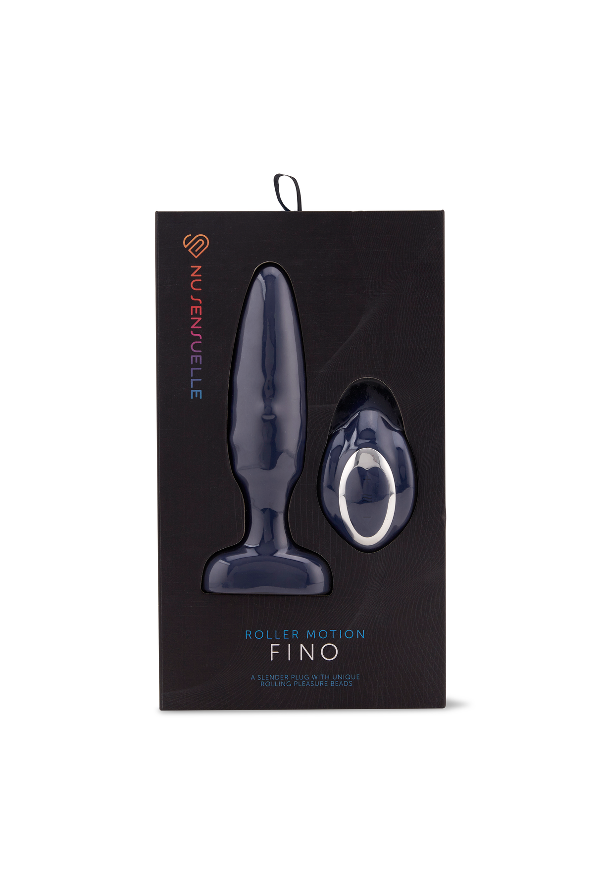 Nu Sensuelle FINO Anal Plug with Roller Motion — Navy Blue - NS3290