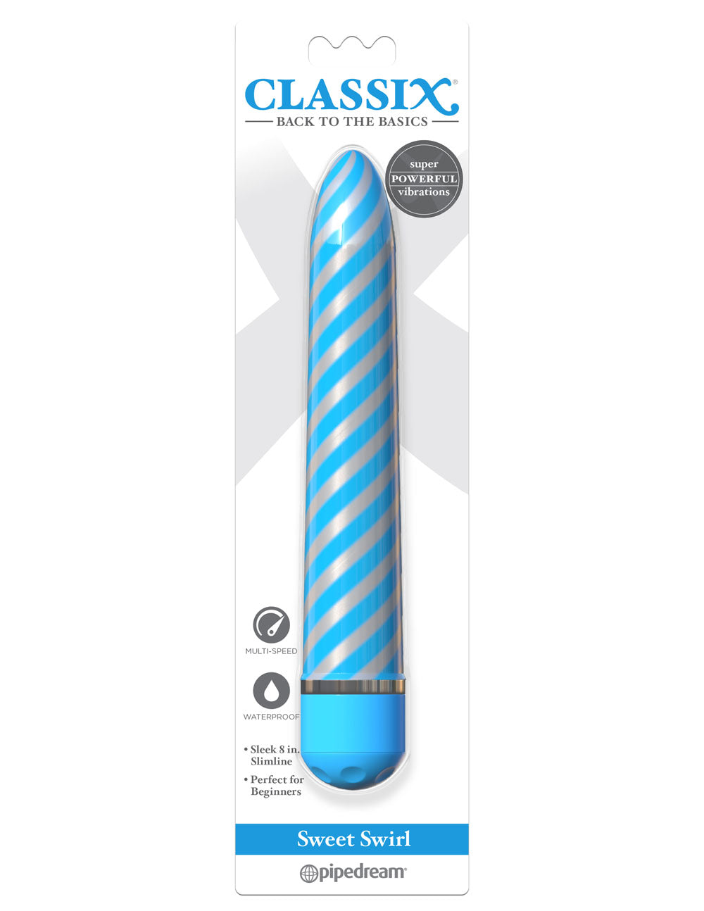 Sweet Swirl Vibrator - Blue by Pipedream