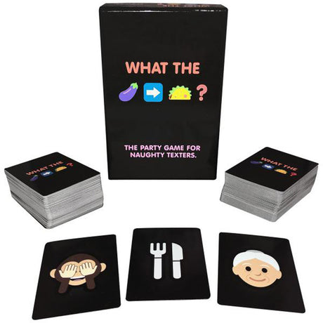 Kheper Games What the — Eggplant or Taco Adult Emoji Party Game (200 Cards) - KG-BG011