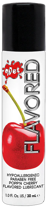 Wet Popp'n Cherry Flavored Edible Lubricant — 1 fl. oz. - WT321