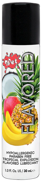 Wet Flavored Lubricant — Tropical Explosion, 1 fl oz (30 mL) - WT331