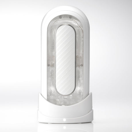 Tenga Flip Zero Gravity EV Electronic Vibrating Masturbator — White - TN386