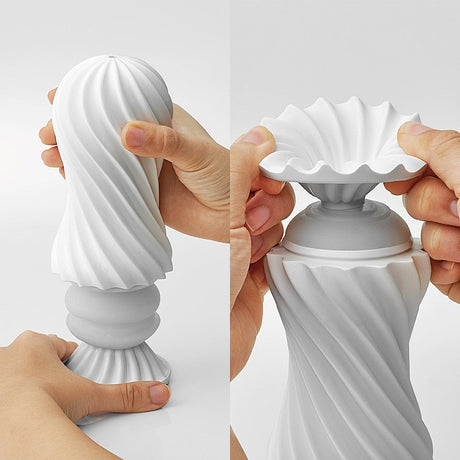 Tenga FLEX Bubbly Blue Reusable Masturbator - TN474
