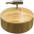 Kheper Games Spin the Bottle Party Game — Metal Bottle & Wooden Base - KG-BGA42