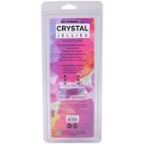 Doc Johnson Crystal Jellies Realistic Dildo — 6.75 in, Purple - DJ0288-44-CD