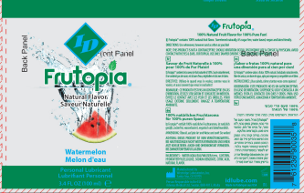 I.D. Lubricants Frutopia Watermelon Flavored Lubricant, 1 oz - ID-TWE-01